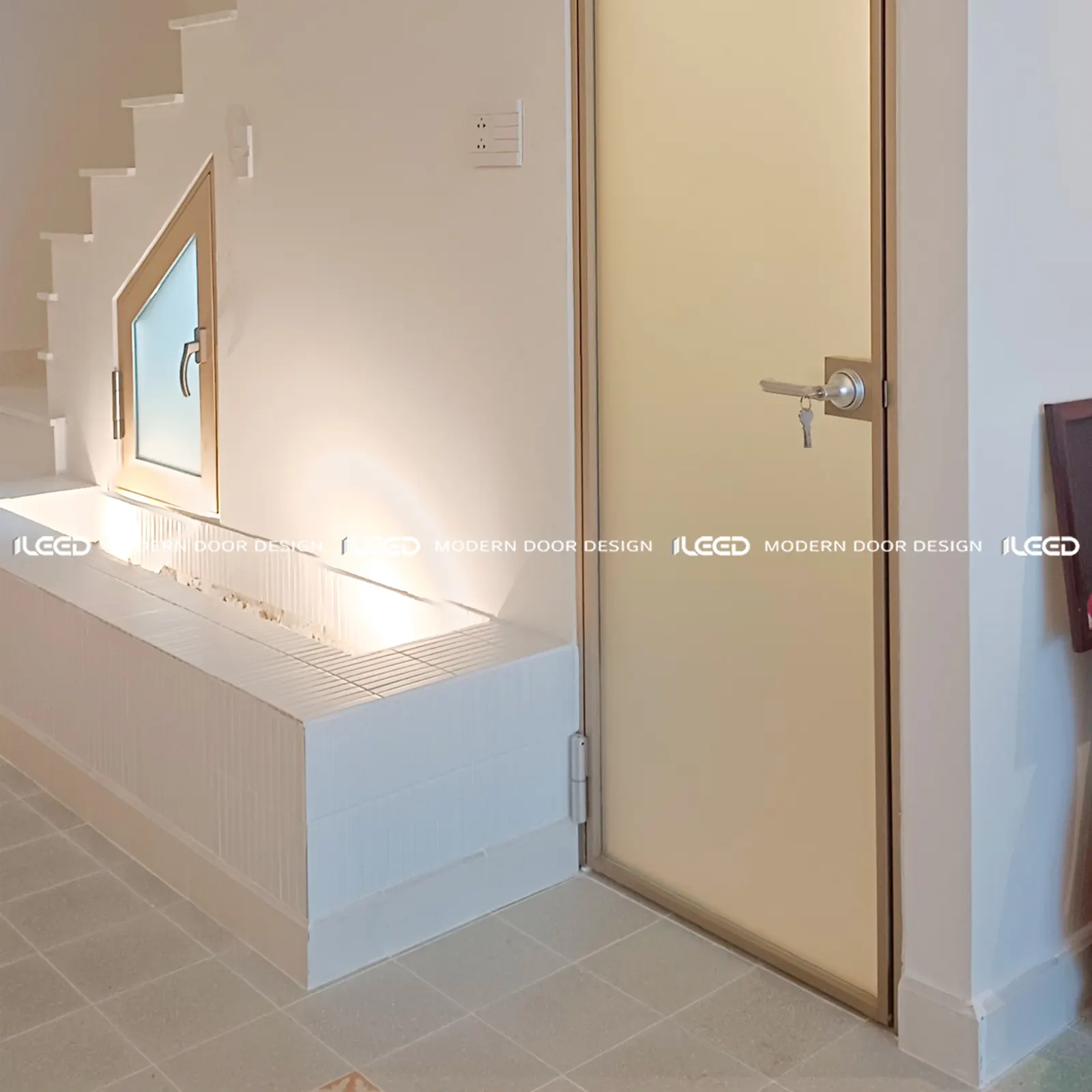 Cửa mở quay & pivot – công trình thực tế 4