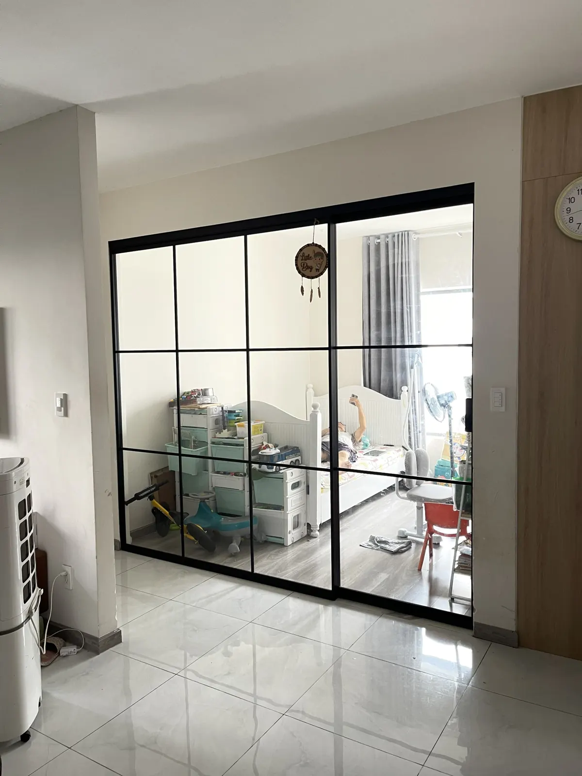 Cửa lùa Slim – công trình thực tế 1