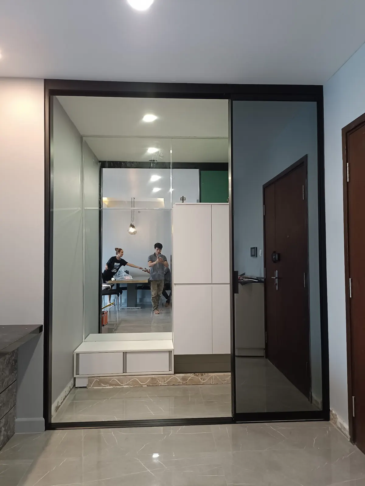 Cửa lùa Slim – công trình thực tế 3